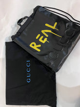 Load image into Gallery viewer, Gucci “REAL” Graffiti Leather Backpack – Black