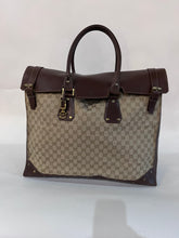 Load image into Gallery viewer, Vintage Gucci GG Canvas Large Travel Tote / Weekender Bag