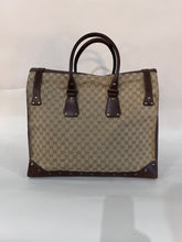 Load image into Gallery viewer, Vintage Gucci GG Canvas Large Travel Tote / Weekender Bag