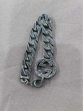 Load image into Gallery viewer, Gucci 925 Sterling Silver Interlocking G Chain Bracelet Size 20 / 8" Authentic