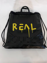 Load image into Gallery viewer, Gucci “REAL” Graffiti Leather Backpack – Black