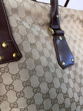 Load image into Gallery viewer, Vintage Gucci GG Canvas Large Travel Tote / Weekender Bag