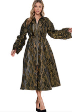 Load image into Gallery viewer, Camo Front Zip Jacket/Dress