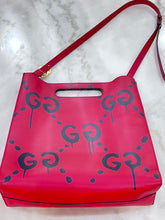 Load image into Gallery viewer, Gucci Ghost Graffiti Leather Tote