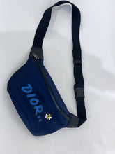 Load image into Gallery viewer, Christian Dior “Dior Bee” Waist Bag / Belt Bag – Navy