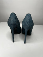 Load image into Gallery viewer, Saint Laurent Denim Pumps — Size 38 
PreLoved → ReLoved
