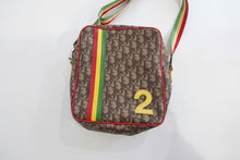 Load image into Gallery viewer, Christian Dior Diorissimo Rasta Trotter Messenger Bag | John Galliano 2004 Vintage Crossbody