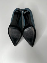 Load image into Gallery viewer, Saint Laurent Denim Pumps — Size 38 
PreLoved → ReLoved
