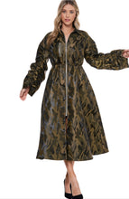 Load image into Gallery viewer, Camo Front Zip Jacket/Dress