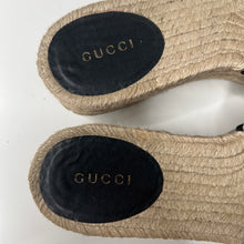 Load image into Gallery viewer, Gucci GG Canvas Espadrille Slides – Pre-Loved (Designer Consignment Collection)
